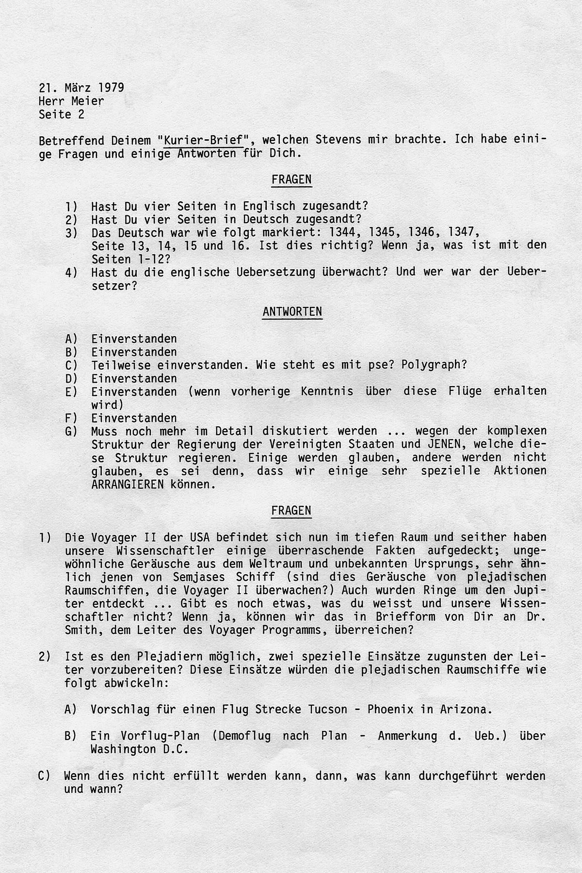 Originaldokument – Seite 1