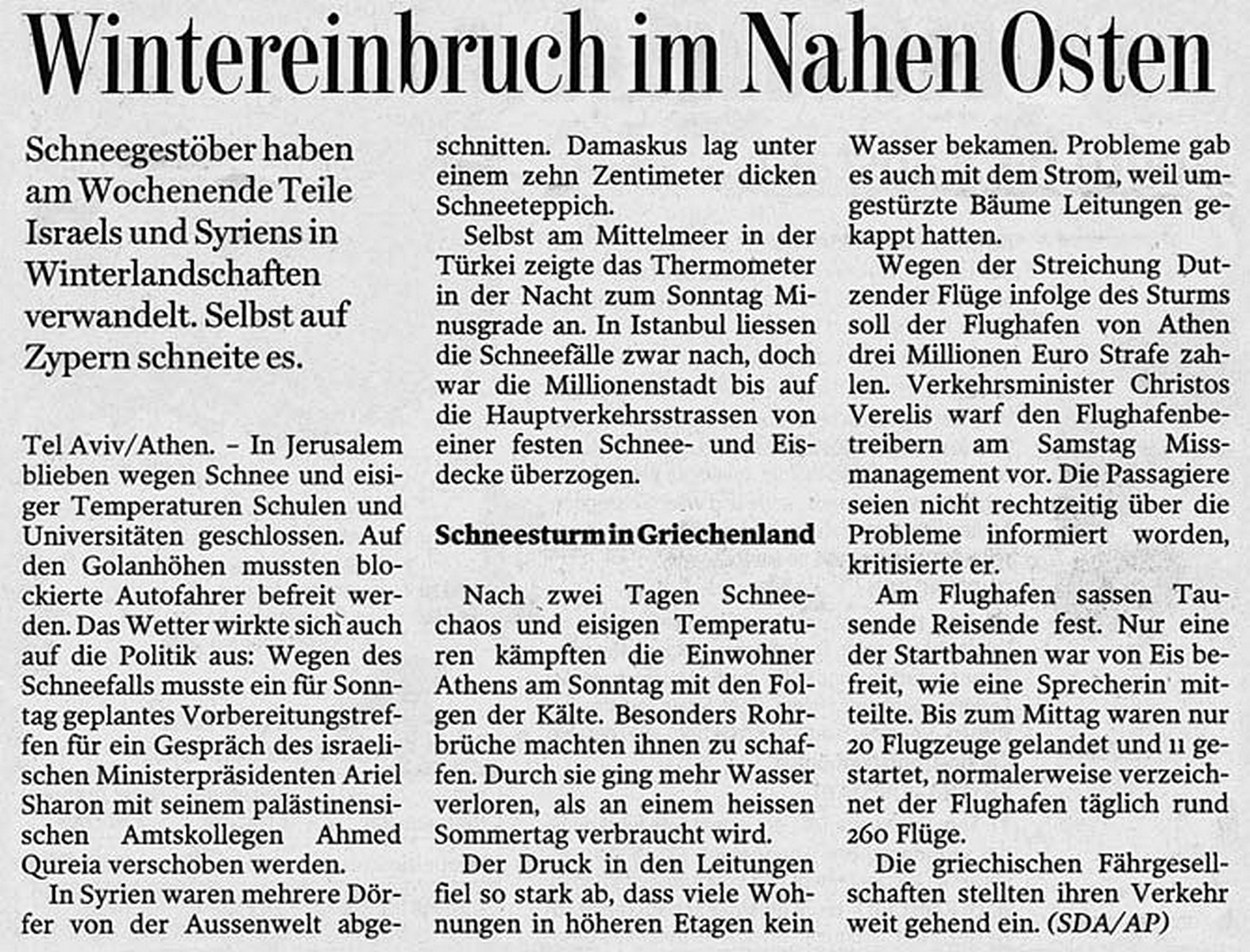 Original Newspaper Article