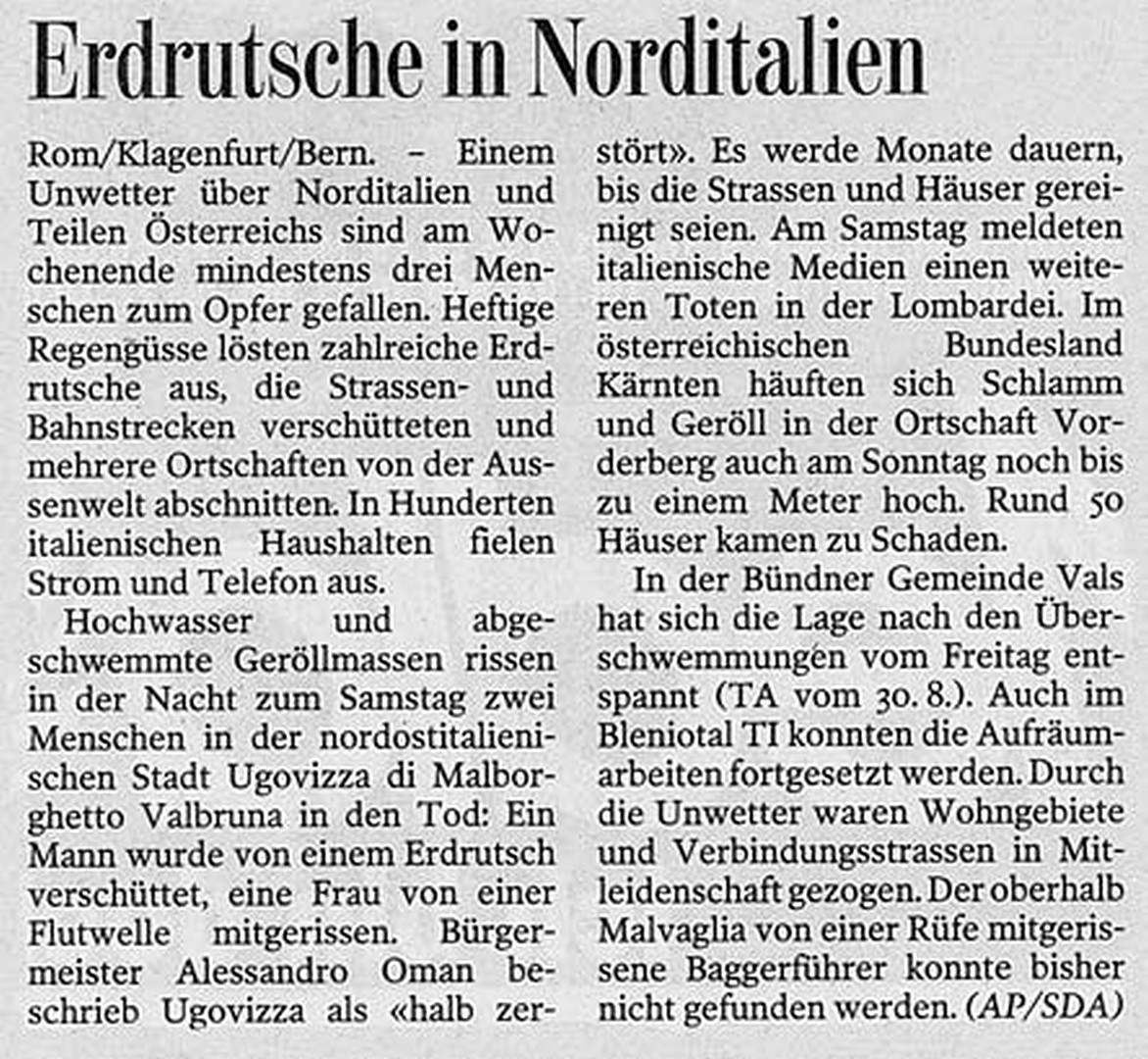Original Newspaper Article