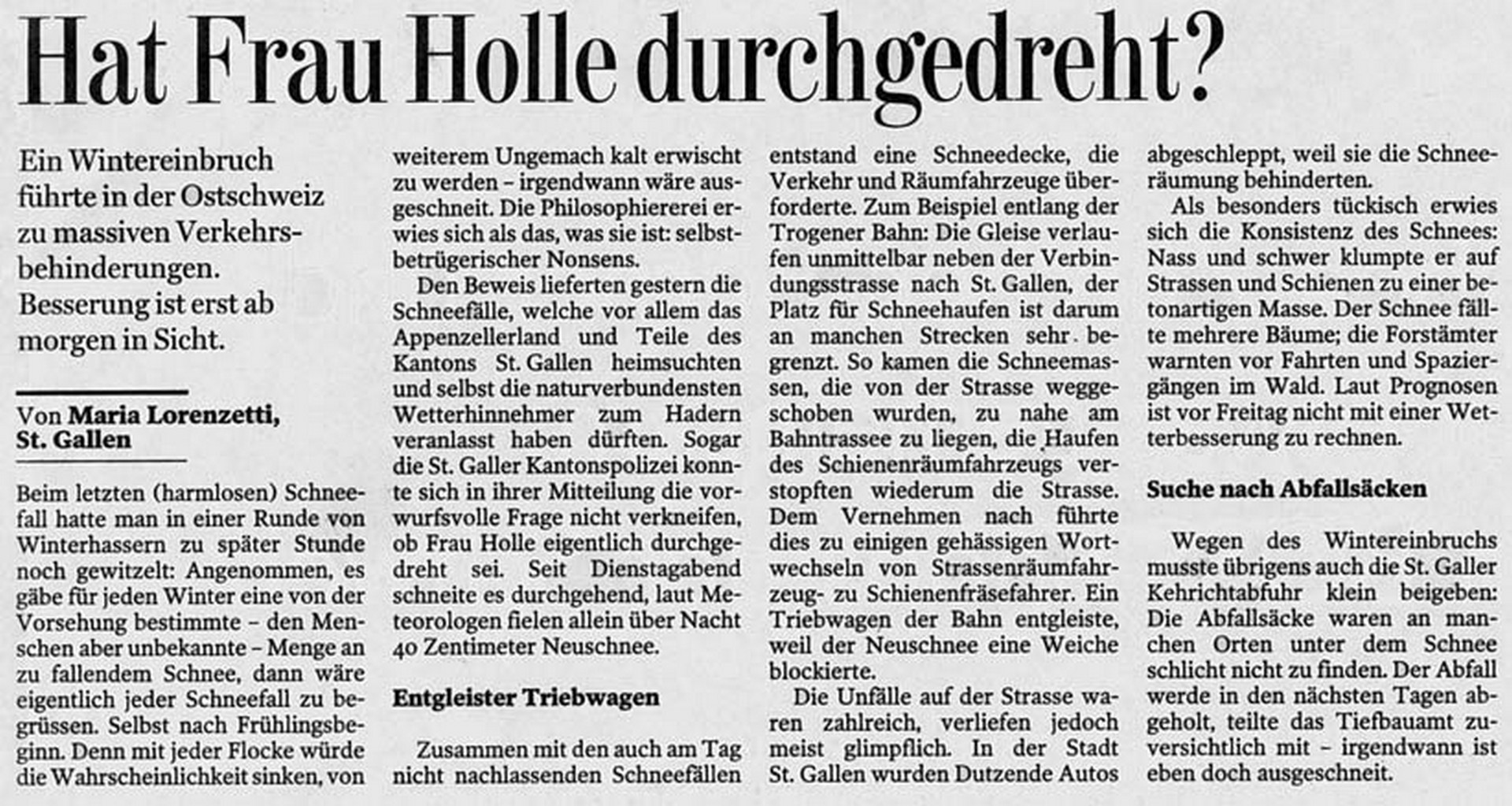 Original Newspaper Article