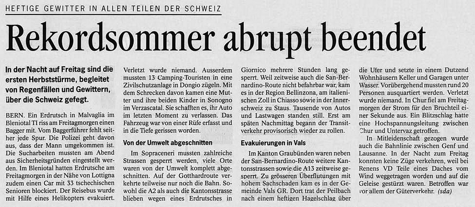 Original Newspaper Article