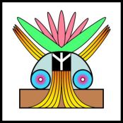 The Plejaren peace symbol and universally recognised peace symbol.[174]